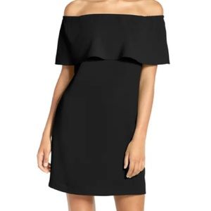 Black off the shoulder dress